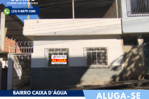 ALUGA-SE CASA LOCALIZADA NA RUA RIBEIRO ARAÚJO N° 204 – CAIXA D´ÁGUA