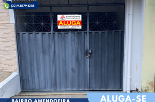 ALUGA-SE CASA LOCALIZADA NA RUA AMÉRICO BENTO N° 38A – AMENDOEIRA